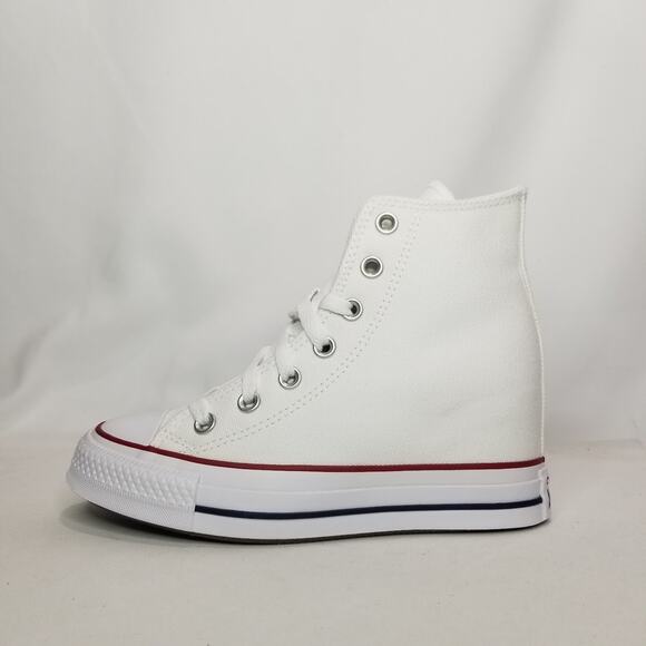 Converse Women's CTAS Wedge Platform Hi Tops Size 5.5 White A11908C NWT - Picture 5 of 8